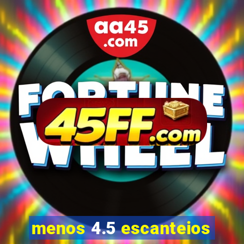 menos 4.5 escanteios